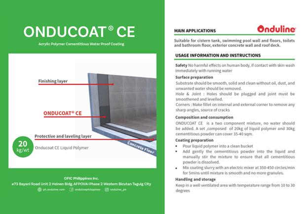 ONDUCOAT CE Waterproofing Coating