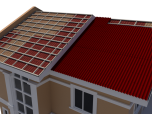 Double Roofing OnduClassic with sheets