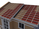 Double Roofing OnduClassic with Battens