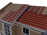 Double Roofing Onduvilla with sheets