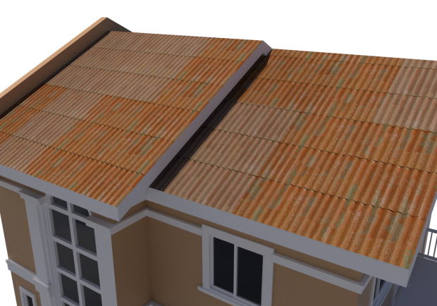 Double Roofing Onduvilla - Rust