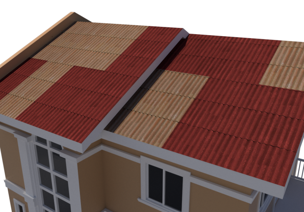 Double Roofing OnduClassic - Rust Treatment